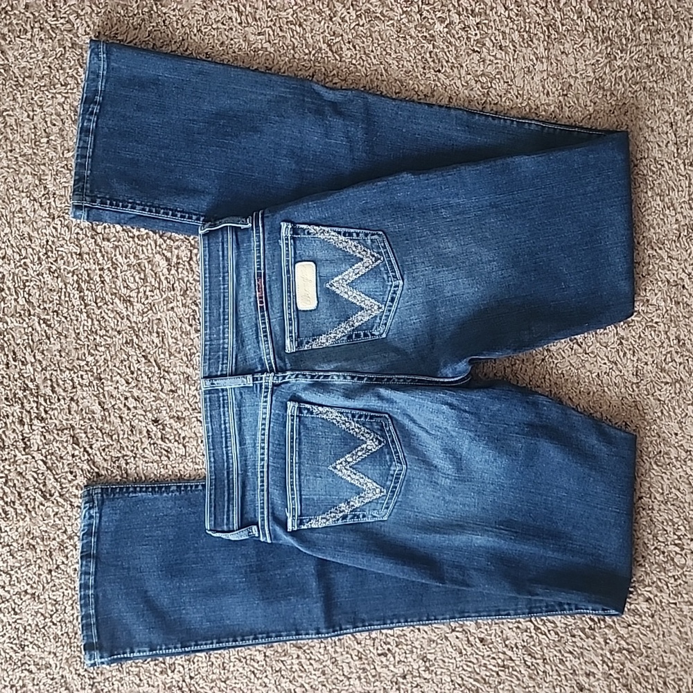 Wrangler Q Baby Womens Jeans, Size 5/6 X 38 Inch Inseam